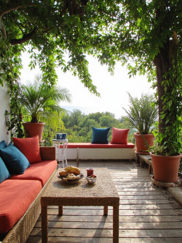 végétation luxuriante pour l'ambiance