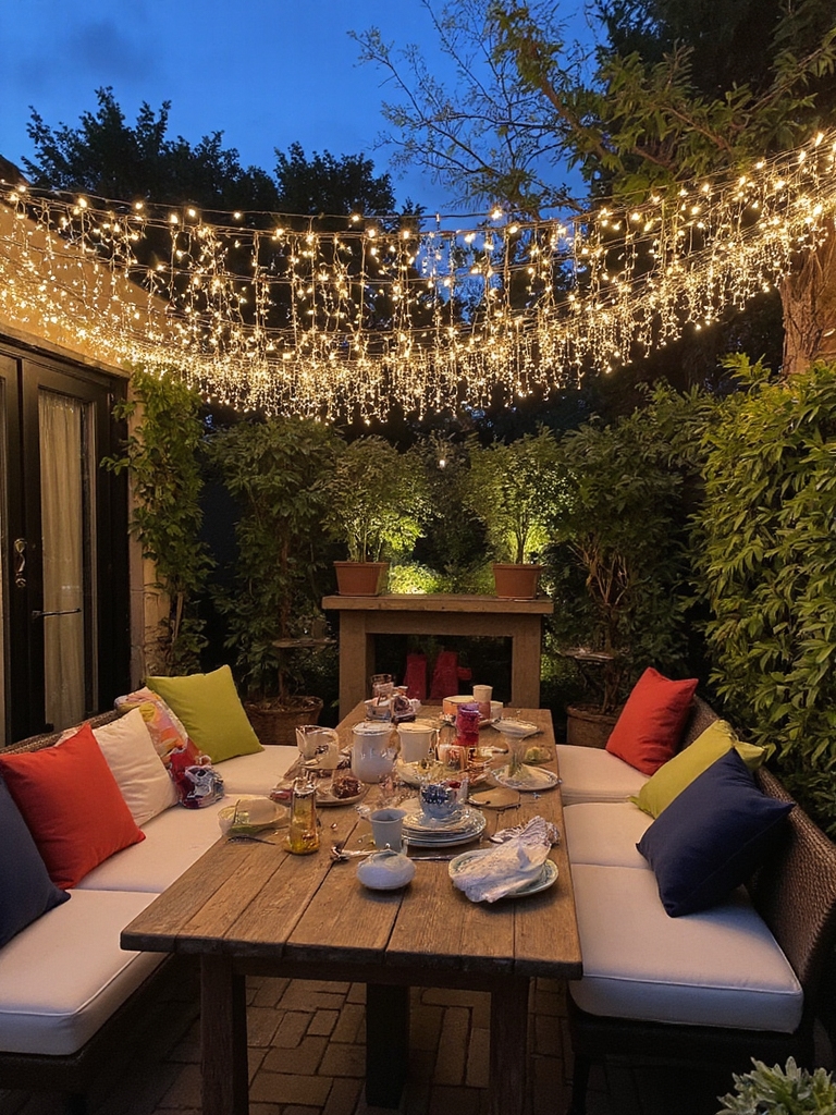 guirlandes lumineuses magiques ambiance