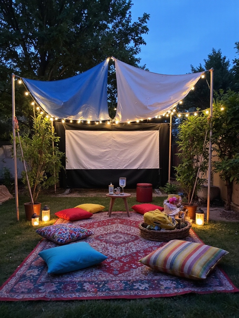 idées de soirée cinéma en plein air