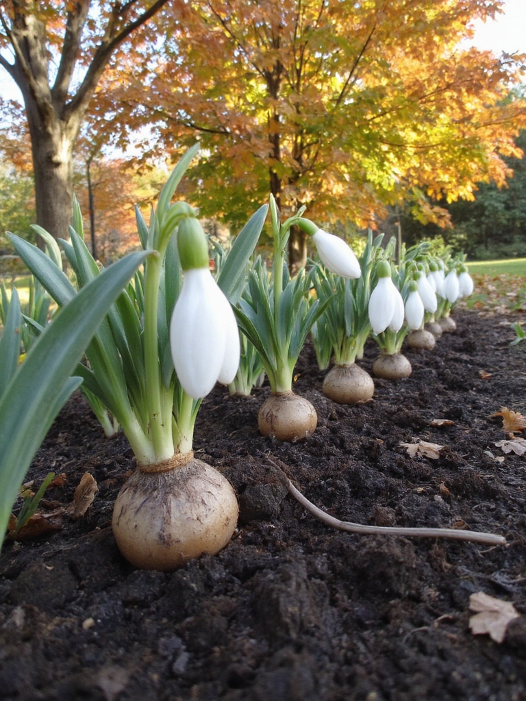 planter des bulbes de perce-neige efficacement