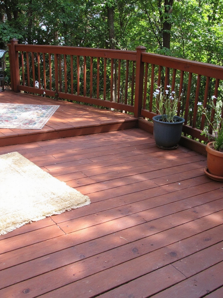 Le acajou riche améliore les espaces extérieurs