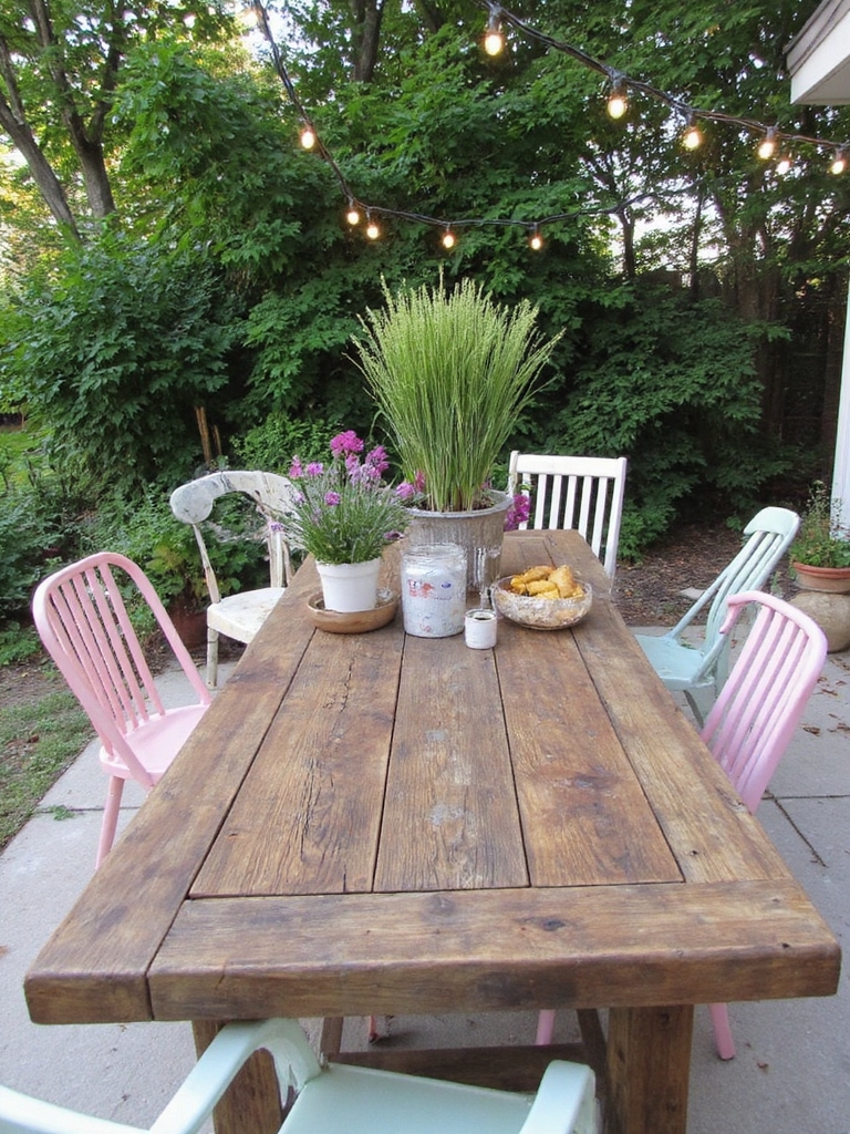 bois récupéré rustique accents