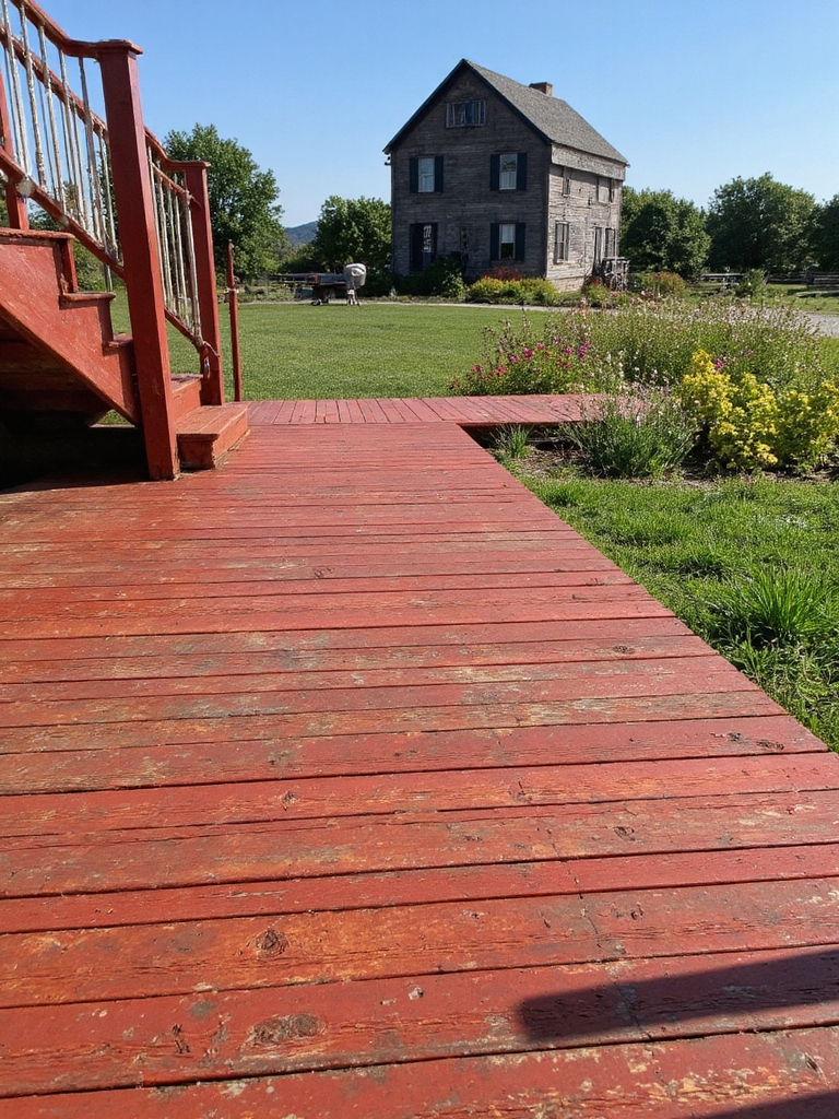 réunions d'été rouge rustique