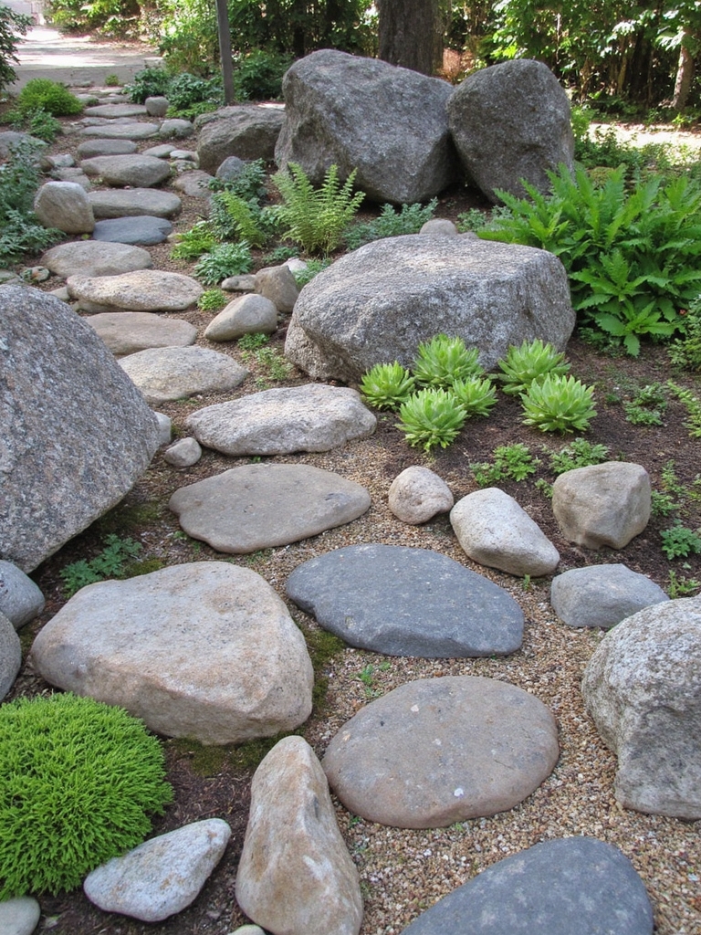 idées de petits jardins de rocailles