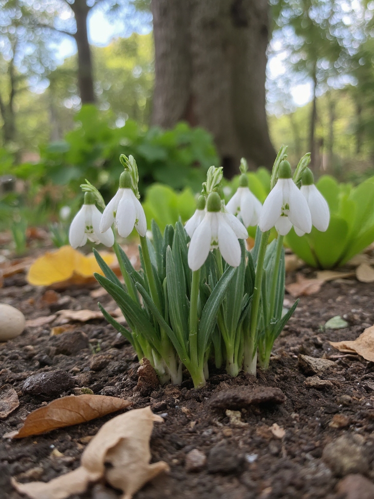 Conseils de propagation des perce-neige fournis