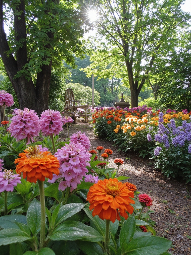 Exigences en lumière du soleil pour les zinnias