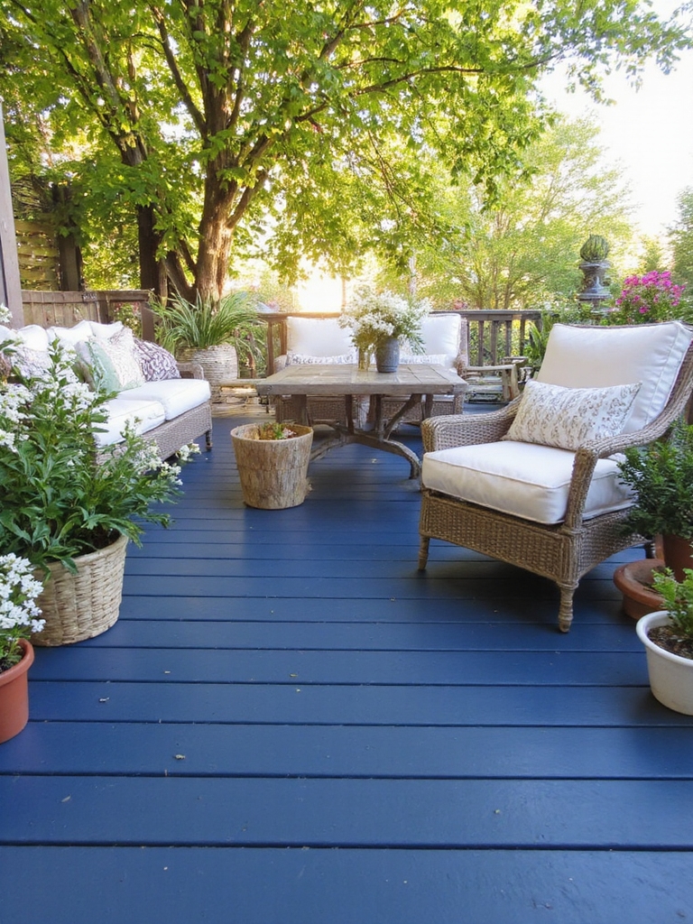 élégance intemporelle du terrasse navy