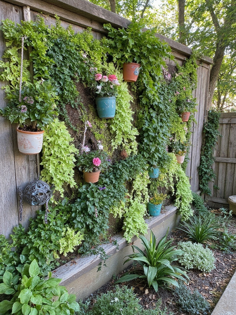 les jardins verticaux améliorent les espaces