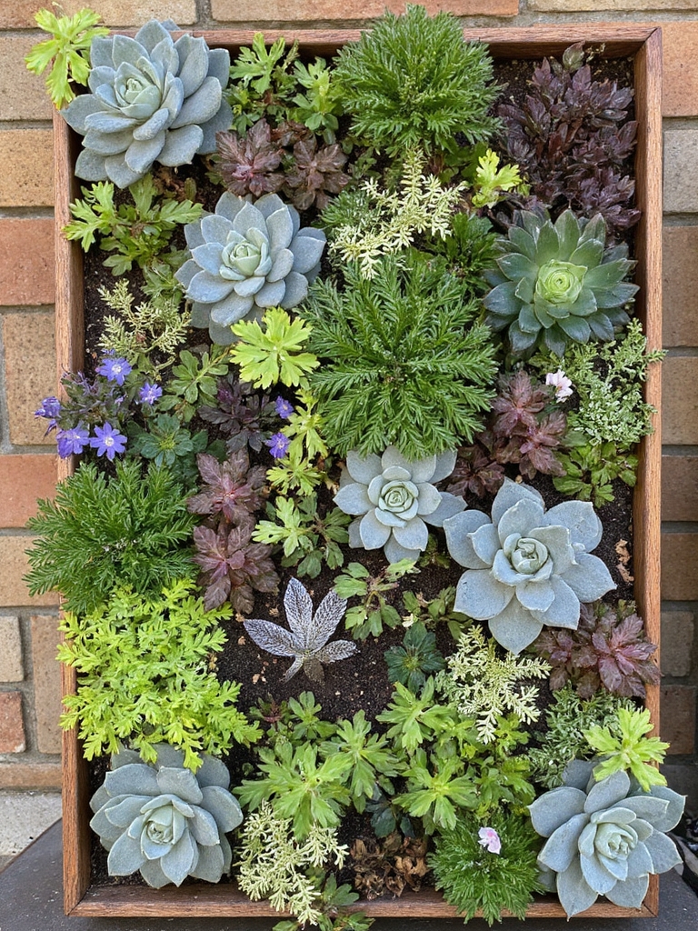 jardinières verticales pour succulentes