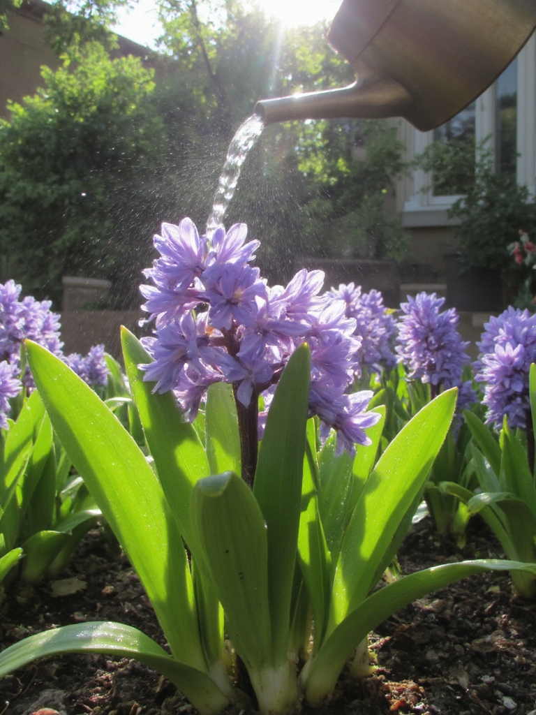 Les jacinthe d'eau correctement chaque semaine