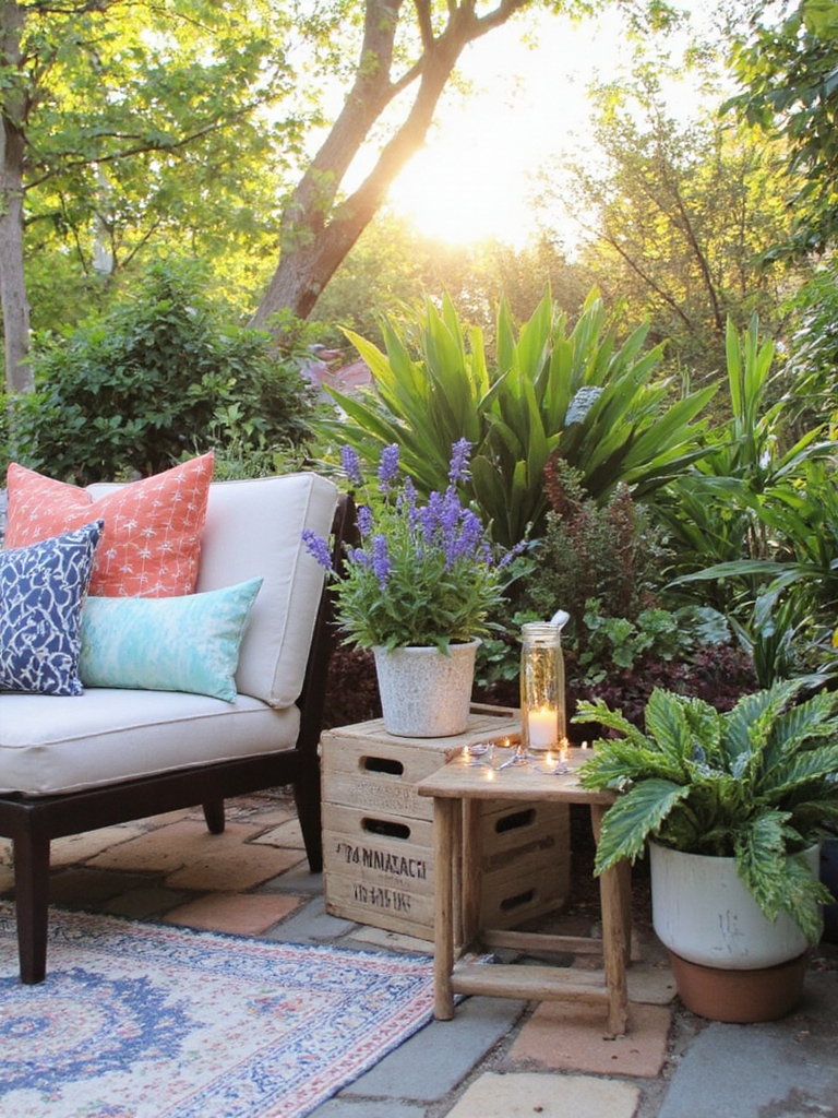 caisses de vin comme tables