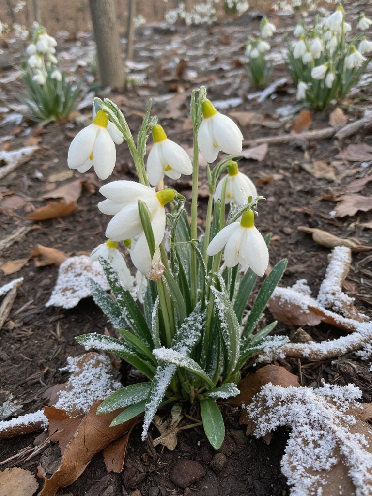 trésors de jardin en fleurs d'hiver