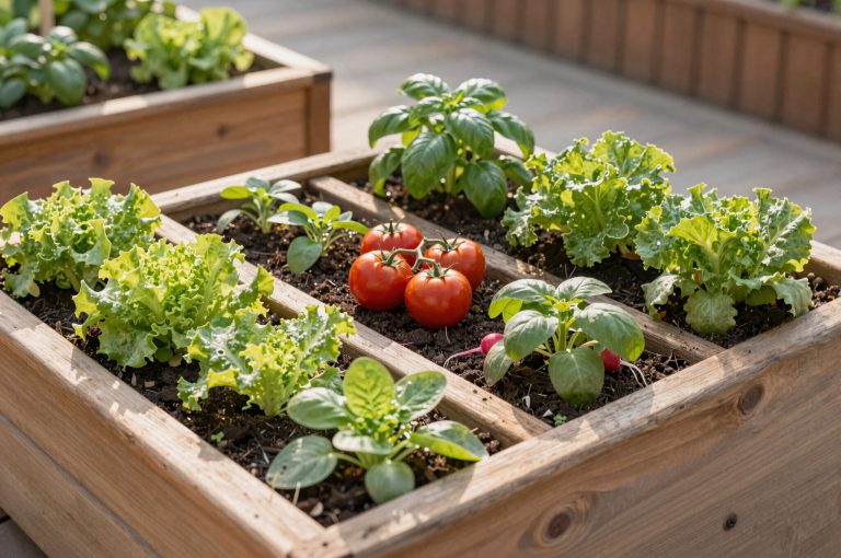 Carré potager : le guide complet pour bien débuter (et bien le remplir)